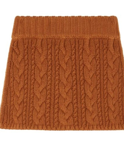 Affordable Women cable-knit Alanui skirt mid-rise 0719